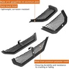 image:imageHooke Road JL Aluminum Front Door Pockets Storage Net Replacement for 20182026 Jeep Wrangler JL Gladiator JT Manual Seat Only 2 PCS Door Pocket InsertsFront  Rear Combo