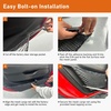 image:imageHooke Road JL Aluminum Front Door Pockets Storage Net Replacement for 20182026 Jeep Wrangler JL Gladiator JT Manual Seat Only 2 PCS Door Pocket InsertsFront  Rear Combo