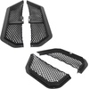 image:imageHooke Road JL Aluminum Front Door Pockets Storage Net Replacement for 20182026 Jeep Wrangler JL Gladiator JT Manual Seat Only 2 PCS Door Pocket InsertsFront  Rear Combo