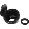 image:imageHooke Road JL Aluminum Fuel Filler Door Gas Cap Tank Cover for 20182026 Jeep Wrangler JL JLU 24 Doors Half Face Style