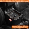 image:imageHooke Road JL Gladiator Center Console Safe Lockbox Insert Armrest Storage for 20182026 Jeep Wrangler JL amp Gladiator JT Exclude Rubicon Heavy Duty Safety Password Lock Box Vault Black Steel