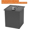 image:imageHooke Road JL Gladiator Center Console Safe Lockbox Insert Armrest Storage for 20182026 Jeep Wrangler JL amp Gladiator JT Exclude Rubicon Heavy Duty Safety Password Lock Box Vault Black Steel