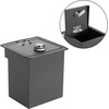 image:imageHooke Road JL Gladiator Center Console Safe Lockbox Insert Armrest Storage for 20182026 Jeep Wrangler JL amp Gladiator JT Exclude Rubicon Heavy Duty Safety Password Lock Box Vault Black Steel