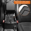 image:imageHooke Road JL Gladiator Center Console Safe Lockbox Insert Armrest Storage for 20182026 Jeep Wrangler JL amp Gladiator JT Exclude Rubicon Heavy Duty Safety Password Lock Box Vault Black Steel