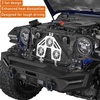 image:imageHooke Road JL Gladiator Engine Radiator with 3 Cooling Fans for 20182026 Jeep Wrangler JL amp Gladiator JT Quality Aluminum Replacement Fan Kit for Summer Driving amp Tough OffRoad