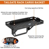 image:imageHooke Road JL Jerry Can Mount Tailgate Cargo Basket for 20182026 Jeep Wrangler JL JLU Water Tanks Gas Can Holder Rear Door Storage Tray Spare Tire Delete Rack