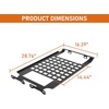 image:imageHooke Road JL Overhead MOLLE Panel Inside Roof Storage Rack for 20182026 Jeep Wrangler JL amp Gladiator JT 24 Doors Hardtop Only Include 2 MOLLE Pouches Bags