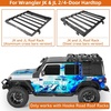 image:imageHooke Road Rear Side Window Ladder Rack for 20072026 Jeep Wrangler JK JL Hardtop Climbing Step Luggage Ladder Only Compatible with Hooke Road Roof Racks NoDrill Installation