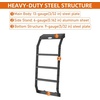 image:imageHooke Road Rear Side Window Ladder Rack for 20072026 Jeep Wrangler JK JL Hardtop Climbing Step Luggage Ladder Only Compatible with Hooke Road Roof Racks NoDrill Installation