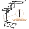 image:imageHooke Road Upgraded Hard Top Remover Lift for Jeep Wrangler TJ JK JL Ford Bronco 4Door OnePerson Removal System Vehicle Hardtop Roof Removal and Storage Cart