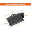 image:imageHooke Road Wrangler Foot Pegs DoorOff Foot Rest Pedals for 20072026 Jeep Wrangler JK JL Gladiator JT Front Door Hinge Kick Panels  2PCS Black Steel