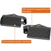 image:imageHooke Road Wrangler Foot Pegs DoorOff Foot Rest Pedals for 20072026 Jeep Wrangler JK JL Gladiator JT Front Door Hinge Kick Panels  2PCS Black Steel