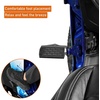 image:imageHooke Road Wrangler Foot Pegs DoorOff Foot Rest Pedals for 20072026 Jeep Wrangler JK JL Gladiator JT Front Door Hinge Kick Panels  2PCS Black Steel