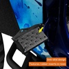 image:imageHooke Road Wrangler Foot Pegs DoorOff Foot Rest Pedals for 20072026 Jeep Wrangler JK JL Gladiator JT Front Door Hinge Kick Panels  2PCS Black Steel