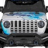 image:imageHooke Road Wrangler JL Grill Inserts Gladiator Grille Guard for 20182026 Jeep Wrangler JL amp Gladiator JT American Flag Black amp White Steel