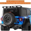 image:imageHooke Road Wrangler JL Spare Tire Reinforcement Bracket Tailgate Tire Carrier Strengthen Steel Plate Cover for 20182026 Jeep Wrangler JL JLU 24 Doors