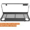 image:imageHooke Road Wrangler JL Tailgate Table Overland Camping Desk for 20182026 Jeep Wrangler JL JLU Outdoor Accessories Trunk Organizer Storage Rack