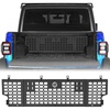 image:imageHooke Road Gladiator Front Bed MOLLE Panel Cargo Rack for 20202026 Jeep Gladiator JT Bed Rails Only  Solid Steel Luggage Security Storage Truck Organizer