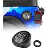 image:imageHooke Road JL Aluminum Fuel Filler Door Gas Cap Tank Cover for 20182026 Jeep Wrangler JL JLU 24 Doors Half Face Style