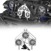 image:imageHooke Road JL Gladiator Engine Radiator with 3 Cooling Fans for 20182026 Jeep Wrangler JL amp Gladiator JT Quality Aluminum Replacement Fan Kit for Summer Driving amp Tough OffRoad