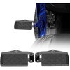image:imageHooke Road Wrangler Foot Pegs DoorOff Foot Rest Pedals for 20072026 Jeep Wrangler JK JL Gladiator JT Front Door Hinge Kick Panels  2PCS Black Steel