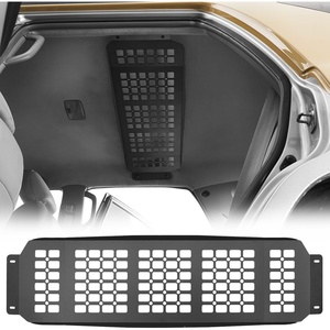 image:imageHooke Road 0309 4Runner Overhead MOLLE Panel Cargo Rack for 20032009 Toyota 4Runner 4th GenExclude Sunroof Version Rear Top Storage Steel Shelf Tool Organizer NoDrill Installation