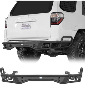 image:imageHooke Road 5th Gen 4Runner Tubular Rear Bumper for 20102024 Toyota 4Runner Lightweight Steel Tube Style Bumper for Overlanding Includes 2 LED Lights amp DRing Mounts