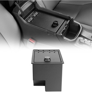 image:imageHooke Road Center Console Safe Lockbox for 20032009 Toyota 4Runner 4th Gen  Insert Armrest Storage Safety Password Lock Box Heavy Duty Steel Vault