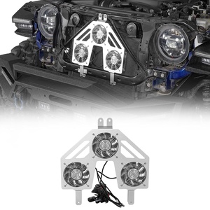 image:imageHooke Road JL Gladiator Engine Radiator with 3 Cooling Fans for 20182026 Jeep Wrangler JL amp Gladiator JT Quality Aluminum Replacement Fan Kit for Summer Driving amp Tough OffRoad