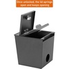 image:imageHooke Road 3rd Gen Tacoma Center Console Safe Lockbox Insert Armrest Storage for 20162023 Toyota Tacoma Heavy Duty Black Steel Password Lock Box Vault
