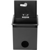 image:imageHooke Road 3rd Gen Tacoma Center Console Safe Lockbox Insert Armrest Storage for 20162023 Toyota Tacoma Heavy Duty Black Steel Password Lock Box Vault