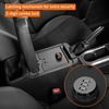 image:imageHooke Road 3rd Gen Tacoma Center Console Safe Lockbox Insert Armrest Storage for 20162023 Toyota Tacoma Heavy Duty Black Steel Password Lock Box Vault