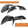 image:imageHooke Road Bronco Front and Rear Inner Fender Liners Set for 20212026 Ford Bronco 24 Doors Exclude Bronco Sport amp Raptor 4 PCS Black Steel Mud Guards Wheel Well Cover Fenders