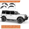 image:imageHooke Road Bronco Front and Rear Inner Fender Liners Set for 20212026 Ford Bronco 24 Doors Exclude Bronco Sport amp Raptor 4 PCS Black Steel Mud Guards Wheel Well Cover Fenders