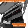 image:imageHooke Road Bronco Rear Trunk Cargo Storage Lock Tool Box for 20212026 Ford Bronco 4Door HardtopExclude Bronco Sport amp Raptor Roll Bar Storage Toolbox Secure MOLLE Panel