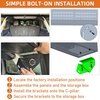 image:imageHooke Road Bronco Rear Trunk Cargo Storage Lock Tool Box for 20212026 Ford Bronco 4Door HardtopExclude Bronco Sport amp Raptor Roll Bar Storage Toolbox Secure MOLLE Panel