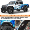 image:imageHooke Road Gladiator JT Aluminum Inner Fender Liners for 20202026 Jeep Gladiator JT 24 Doors Exclude Rubicon 36L Engine Spartan Front amp Rear Splash Guards Wheel Well Liner Covers  4PCSJT  Front  Rear Combo