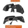 image:imageHooke Road Gladiator JT Aluminum Inner Fender Liners for 20202026 Jeep Gladiator JT 24 Doors Exclude Rubicon 36L Engine Spartan Front amp Rear Splash Guards Wheel Well Liner Covers  4PCSJT  Front  Rear Combo