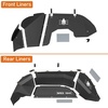 image:imageHooke Road Gladiator JT Aluminum Inner Fender Liners for 20202026 Jeep Gladiator JT 24 Doors Exclude Rubicon 36L Engine Spartan Front amp Rear Splash Guards Wheel Well Liner Covers  4PCSJT  Front  Rear Combo