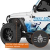 image:imageHooke Road Gladiator JT Aluminum Inner Fender Liners for 20202026 Jeep Gladiator JT 24 Doors Exclude Rubicon 36L Engine Spartan Front amp Rear Splash Guards Wheel Well Liner Covers  4PCSJLJT  Front