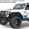 image:imageHooke Road Gladiator JT Aluminum Inner Fender Liners for 20202026 Jeep Gladiator JT 24 Doors Exclude Rubicon 36L Engine Spartan Front amp Rear Splash Guards Wheel Well Liner Covers  4PCSJLJT  Front