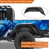 image:imageHooke Road Gladiator JT Aluminum Inner Fender Liners for 20202026 Jeep Gladiator JT 24 Doors Exclude Rubicon 36L Engine Spartan Front amp Rear Splash Guards Wheel Well Liner Covers  4PCSJT  Rear