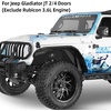 image:imageHooke Road Gladiator JT Aluminum Inner Fender Liners for 20202026 Jeep Gladiator JT 24 Doors Exclude Rubicon 36L Engine Spartan Front amp Rear Splash Guards Wheel Well Liner Covers  4PCSJT  Front  Rear Combo
