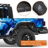 image:imageHooke Road Gladiator JT Aluminum Inner Fender Liners for 20202026 Jeep Gladiator JT 24 Doors Exclude Rubicon 36L Engine Spartan Front amp Rear Splash Guards Wheel Well Liner Covers  4PCSJT  Rear