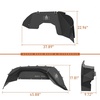 image:imageHooke Road Gladiator JT Aluminum Inner Fender Liners for 20202026 Jeep Gladiator JT 24 Doors Exclude Rubicon 36L Engine Spartan Front amp Rear Splash Guards Wheel Well Liner Covers  4PCSJT  Front  Rear Combo