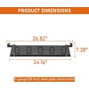 image:imageHooke Road Steel Skid Plate Bumper Cover for 20182026 Jeep Wrangler JL amp Gladiator JT Offroad Lower Body Armor Guard Only Work with Selected Hooke Road Front BumperSkid Plate