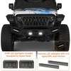 image:imageHooke Road Steel Skid Plate Bumper Cover for 20182026 Jeep Wrangler JL amp Gladiator JT Offroad Lower Body Armor Guard Only Work with Selected Hooke Road Front BumperFront Bumper