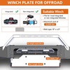 image:imageHooke Road Steel Skid Plate Bumper Cover for 20182026 Jeep Wrangler JL amp Gladiator JT Offroad Lower Body Armor Guard Only Work with Selected Hooke Road Front BumperFront Bumper