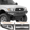 image:imageHooke Road Tacoma Front Bumper for 19952004 Toyota Tacoma 1st Gen Truck Exclude Limited Base Models Full Width Steel Bumper Offroad Armor Guard with Skid Plate LED Lights