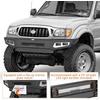 image:imageHooke Road Tacoma Front Bumper for 19952004 Toyota Tacoma 1st Gen Truck Exclude Limited Base Models Full Width Steel Bumper Offroad Armor Guard with Skid Plate LED Lights